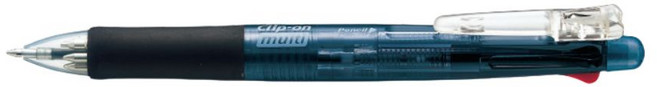 제브라 클립온 멀티 볼펜 0.7mm B4SA1, 1개, 블랙