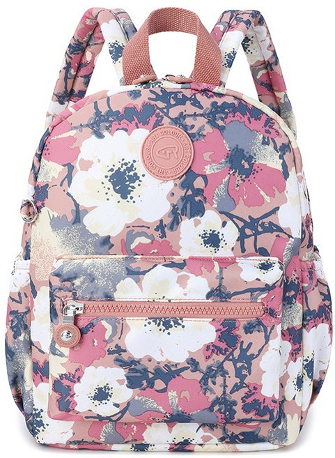 아트컬러 플라워 패턴 생활방수 가벼운 백팩 A91402