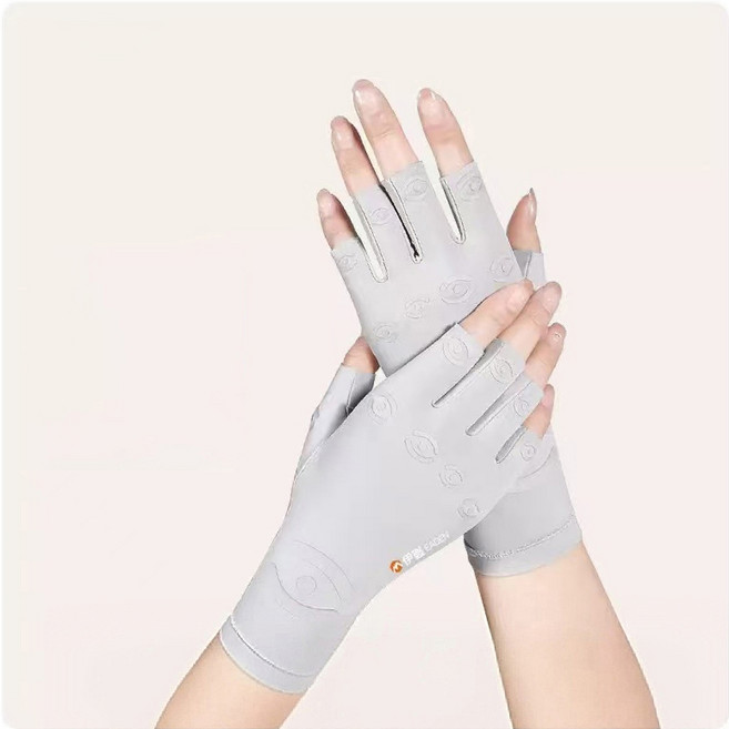 압박 장갑 손가락 관절 보호대 반장갑 손목보호장갑, 1세트