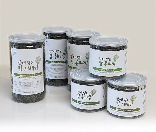 강원도 양구군산림조합 밥건나물 3종 시래기 곤드레 취나물 120g/30g 100% 국내산 선물세트, 건취나물, 1개