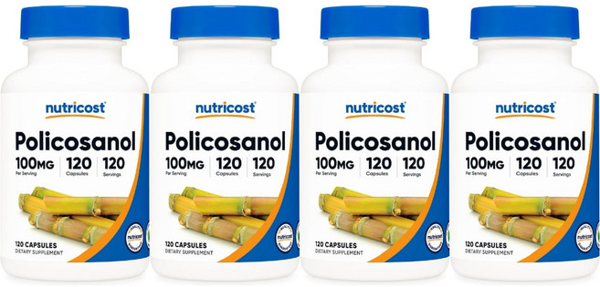 뉴트리코스트 폴리코사놀 100mg, 120개, 4개