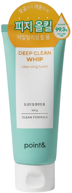 포인트앤 딥 클린 휩 클렌징 폼, 100g, 3개