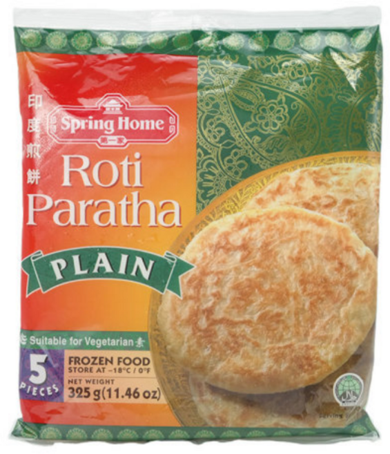 랜시 냉동 플레인 파라따 65g x 5개 325g, 1개, 1g