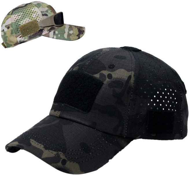 밀리터리 야구모자 볼캡 벨크로타입 선글라스 거치 메쉬 전술모자 캠핑 낚시