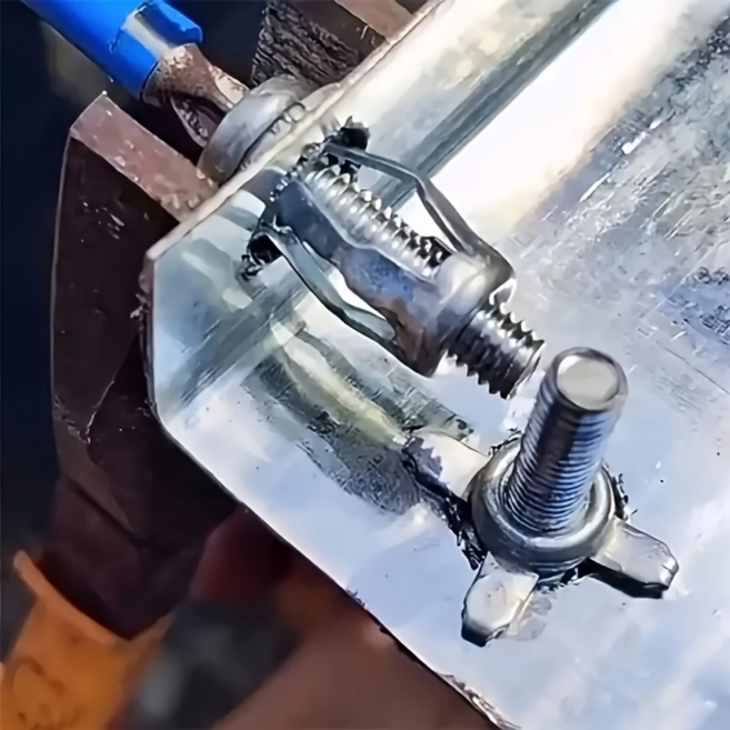 고강도 철판 고정앙카 확장 리벳 꽃잎너트 M4~M6 4종 52개입 세트, 1세트