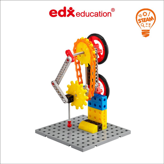 기어블록 여러가지 기계들 세트