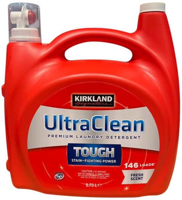 커클랜드 울트라 클린 드럼겸용 액체세제 5.73L 126회, 2개