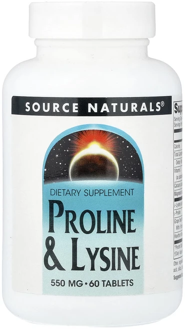 몸관리하세요 겨울입니다 Source Naturals 프롤린 & 라이신 60정 특별관리진행, Source Naturals 프롤린  라이신 60정, 1개 - 쿠팡