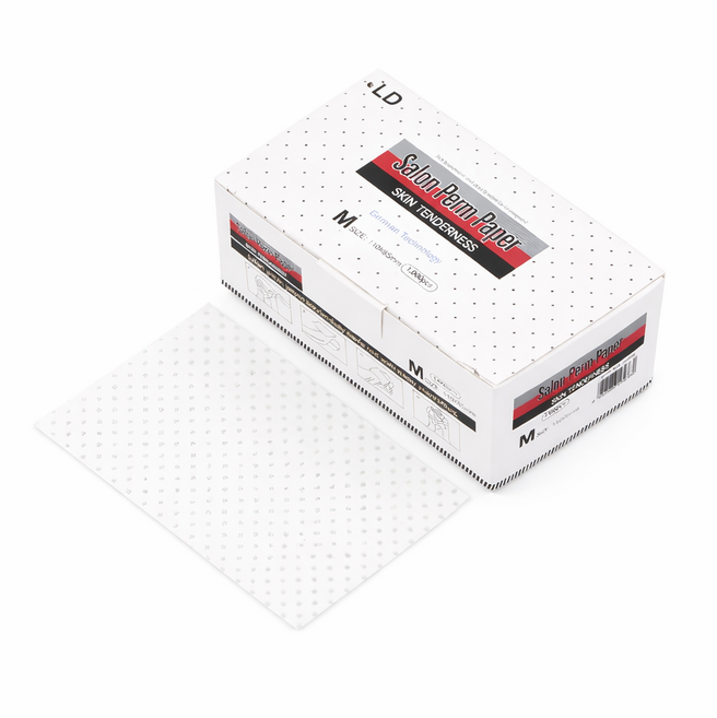 바이모던 파마종이 파마지 펌지 1회용 업소용 미용실 1000매, 1000개, 화이트