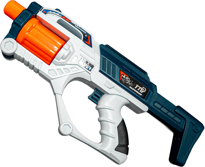 TTG 리볼버 블라스터 장난감 총 놀이 완구, 1개