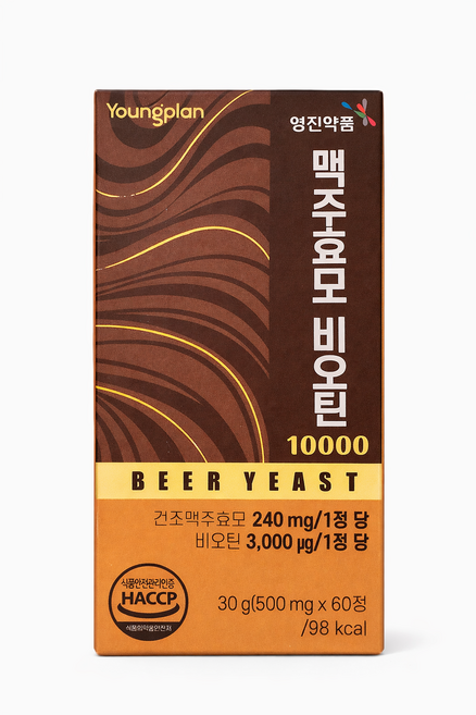 영진약품 맥주효모 비오틴 10000, 60정, 1개