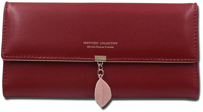 PRETTVYS COLLECTION 韓版小葉子長夾 女生錢包