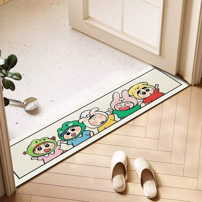 짱구 캐릭터 욕실매트 주방매트 미끄럼방지 규조토 발매트, 옵션5 (판매자 추천), 15x60cm 빠른 건조
