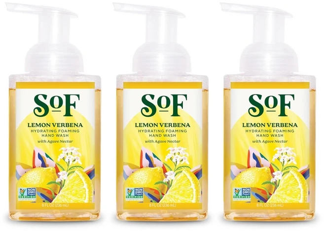 South Of France 레몬 버베나 포밍 핸드 워시 236ml x 3팩, 1개 - 쿠팡