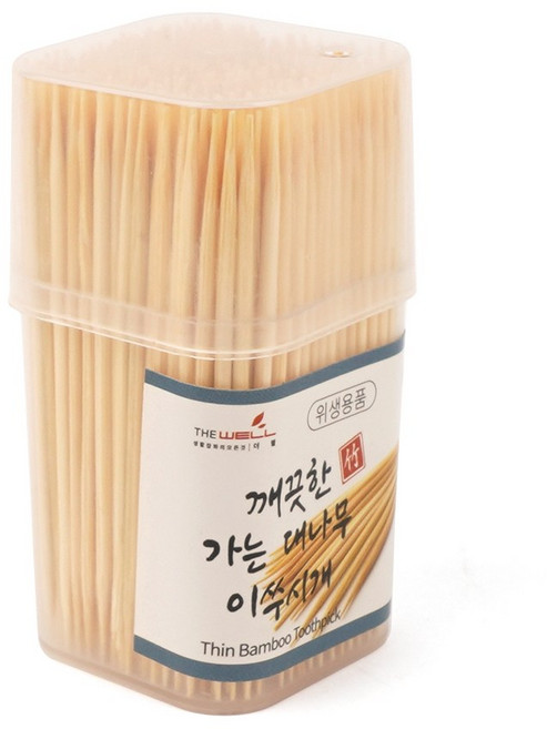 일상도도 가는 대나무 이쑤시개 가장가는이쑤시개, 1개