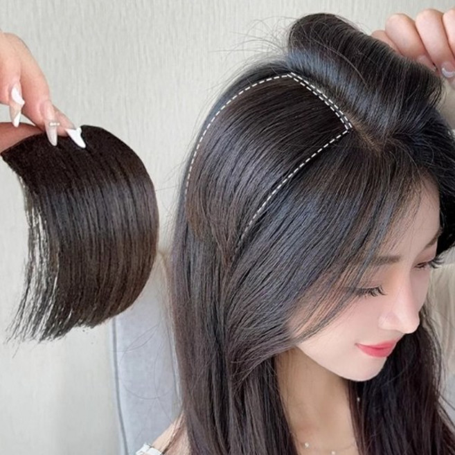 라일리 [2개세트] 자연스러운 볼륨 부분 가발, 진한브라운, 2개