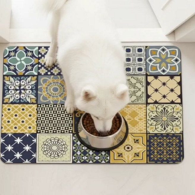 조이플 간편세척 규조토 발매트 북유럽 옐로우, 80x50cm