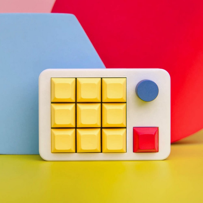 한손 키보드 단축키 기계식 매크로 키패드 노브 영상편집 화이트 케이스 청축, 1개, 3. 검은색 외관 아니오 흑축