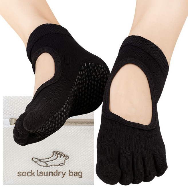 셀렛 논슬립 필라테스 요가 발가락 양말 2켤레