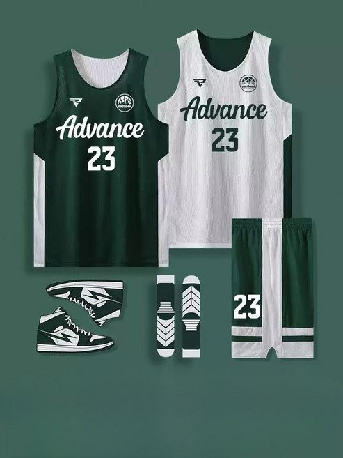 DURI 농구 유니폼 저지 농구복 수트 반티 양면 져지 민소매 바지 세트