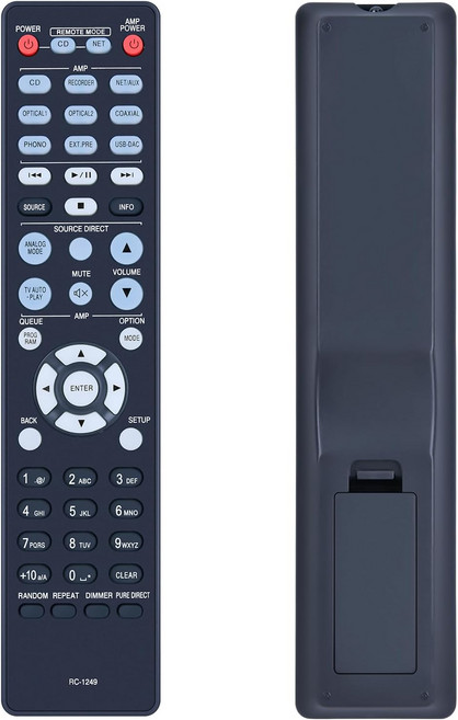 스니그우 교체 리모컨 데논 1249 RC-1234 CD 플레이어 모델 DCD-1600NE DCD-1700NE DCD-1650AE DCD-2500NE DCD-600NE