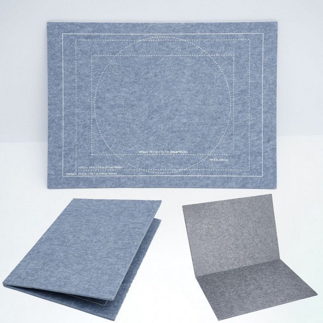 그릿업 직소퍼즐 작업대 탁자 받침대 피스 거치대 (원목색) 60x40cm (두께 15mm) 보드게임, 접이식 인쇄 퍼즐매트 그레이