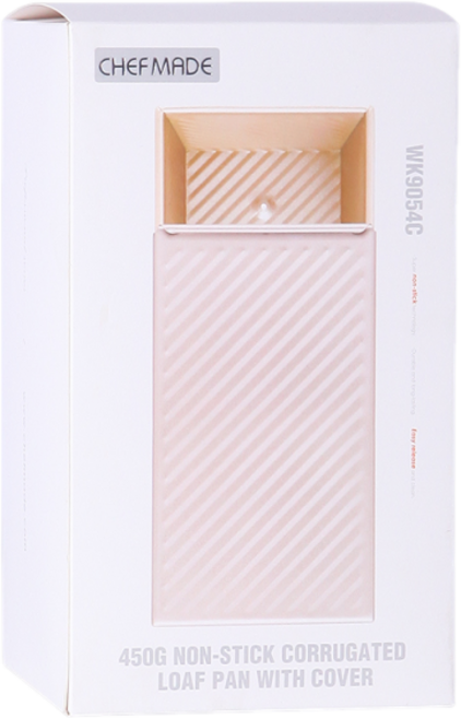 學廚 WK9054C 不沾波紋金色吐司模 450克 - 美國品牌，易脫模，家用烘焙, 1個