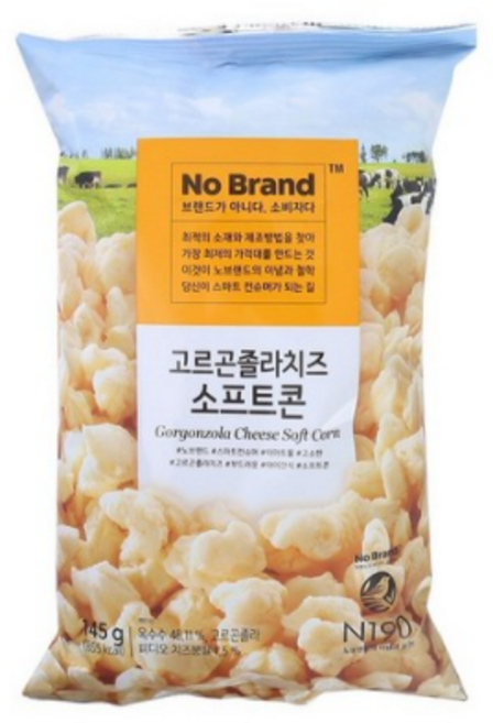 노브랜드 고르곤졸라치즈 소프트콘145g, 145g, 1개