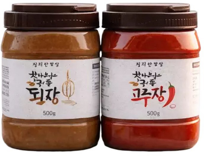 한산스님 꾸지홍 된장 고추장 강원도 고성 꾸지뽕 전통 만능 장, 1개, 2kg