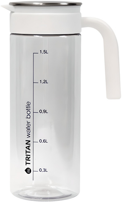 핫콤 네오셰프 트라이탄 물병, 화이트, 1.8L, 1개