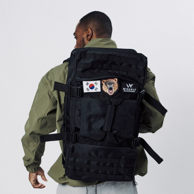 윈어블 대용량65L 헬스 유도 주짓수 백팩 크로스백 칸막이가방