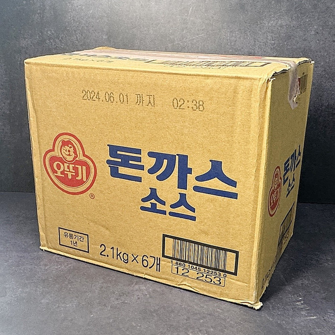 오뚜기돈까스 소스 찍어먹는 대용량 업소용, 2.1kg, 6개