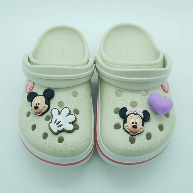 규규메이커 미키와미니 클로그 악세사리 4종