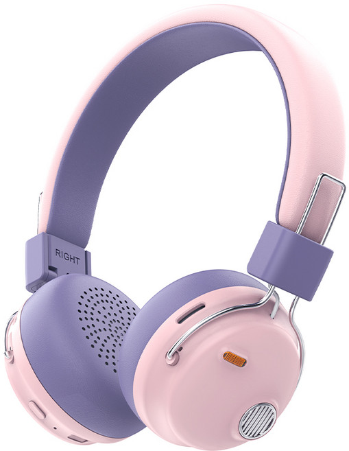 디알고 블루투스 클래식 청력보호 키즈 헤드폰, 1 COLOR (PINK) 핑크, DRGO-BH08CK