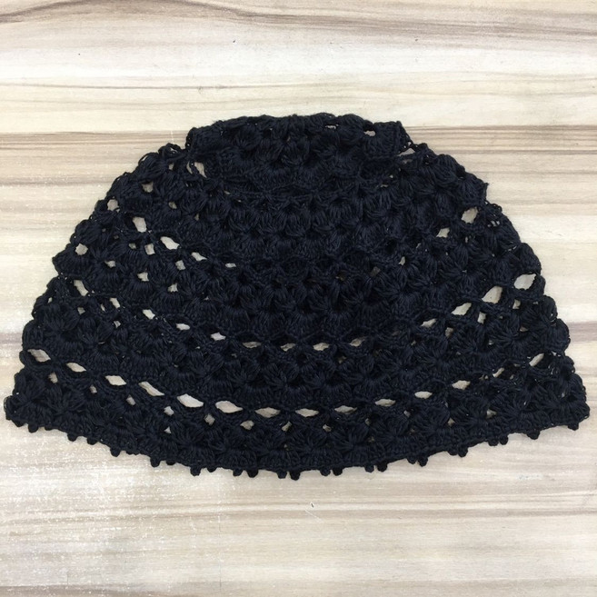 여성 모자 니트 펀칭 비니 여성 핸드메이드 코튼 뜨개 모자 봄 여름 스타일 LT