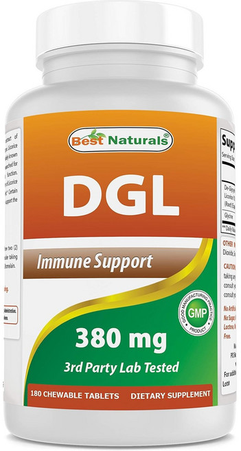 베스트 내추럴스 DGL 츄어블 380mg 180정, 1개