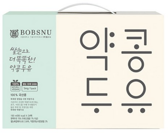 약콩두유 서울대밥스누 쌀눈으로 더 똑똑한, 190ml, 16개