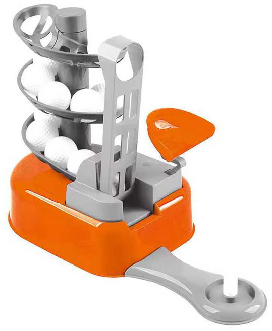 골프공 공급기 티샷 서빙머신 지급기 연습용품 실내, 1개, 주황색