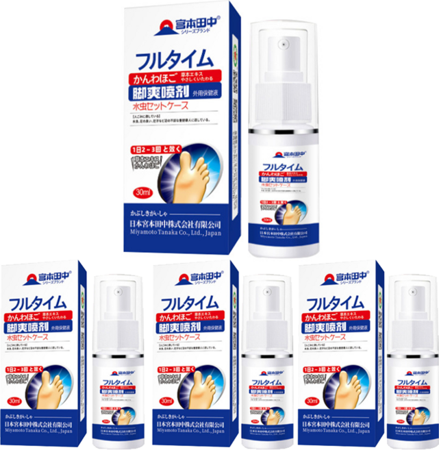 발 진균 케어 스프레이, 30ml, 2개, 1개입