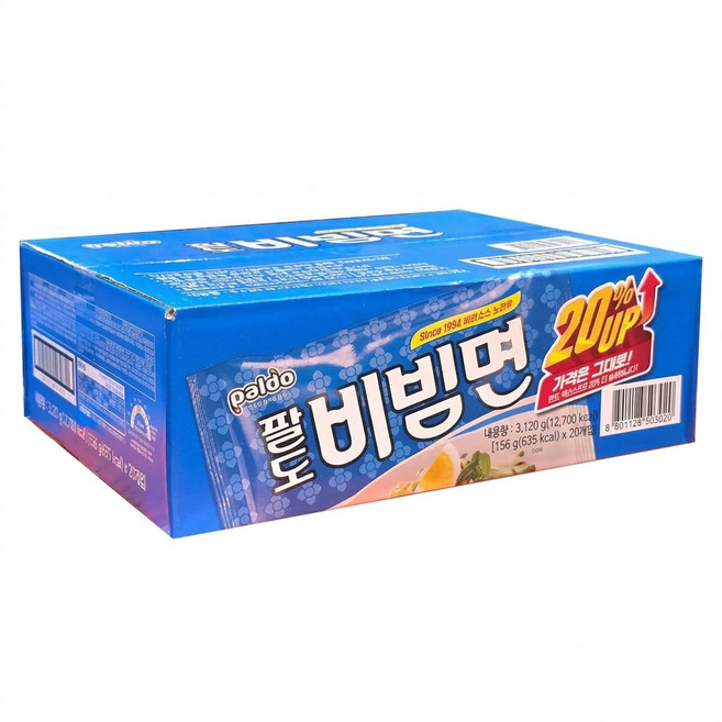 팔도비빔면 156g, 20개