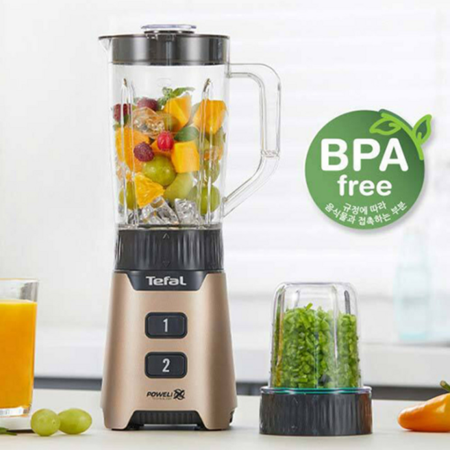 테팔 미니믹서기 트라이탄 블렌더 BL162FKR 미니믹스 이유식 믹서기 다지기 분쇄기 가정용