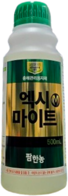 팜한농 엑시마이트 500ml 친환경 응애 충해관리용 딸기 오이 멜론 대추, 1개