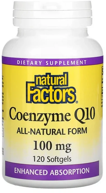 네추럴팩터스 코엔자임 Q10 유비퀴논 100mg 120젤, 1개, 120정 - 쿠팡