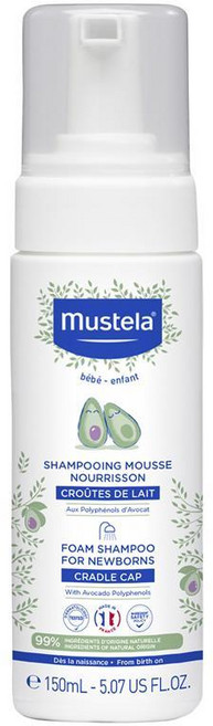 호주 무스텔라 Mustela Newborn Foam Shampoo 유아 뉴본 신생아 폼 샴푸, 150ml, 6개