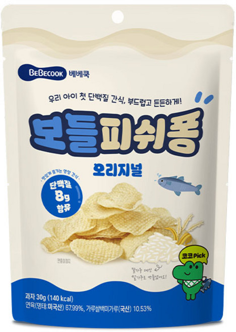 베베쿡 보들피쉬퐁, 30g, 1개, 오리지널