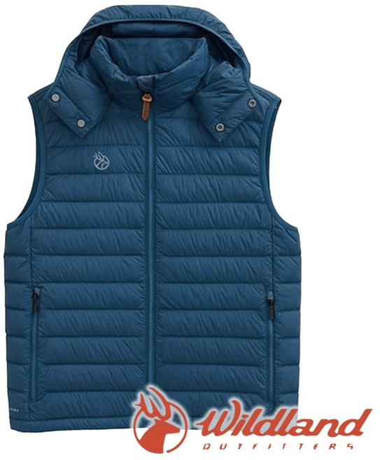 Wildland 荒野 男700FP 可拆帽輕暖羽絨背心