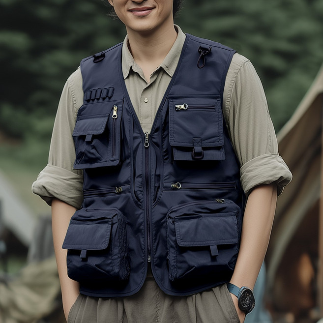 스토리원 냉감 망사 여름 아웃도어 낚시 작업 조끼 JG-SSJK026