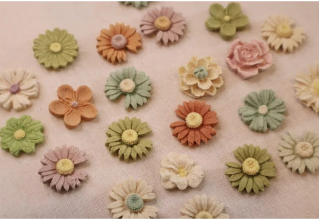 꽃이닭 밥꾸용 닭가슴살 쿠키 (반려견 반려묘 용) 델리쿠키, 1g, 15개, 꽃이닭 소 - 쿠팡