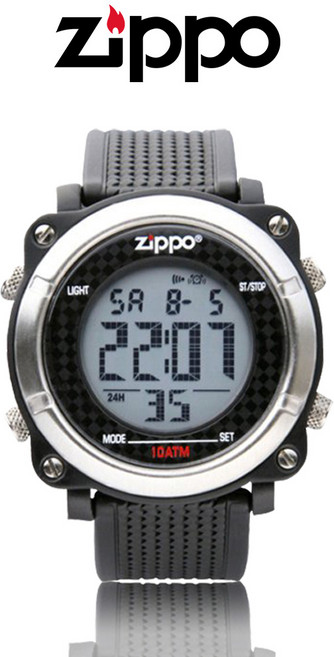 ZIPPO 지포 XPC-2 시계 손목 우레탄 밴드 워치 군인 새학기 선물 EDC 한강사
