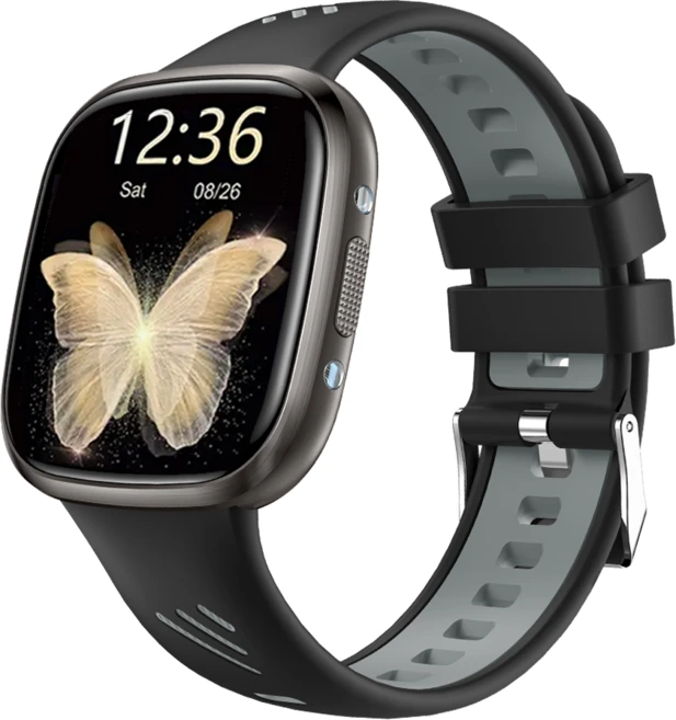 GPS 스마트워치 스포츠 워치 여성용 시계 손전등 통화용 시계 삼성 및 애플 기기 호환 한국형 버전 남성용/여성용 스마트워치 20일 배터리 수명, Black, 4.5cm, 블루투스 - 쿠팡